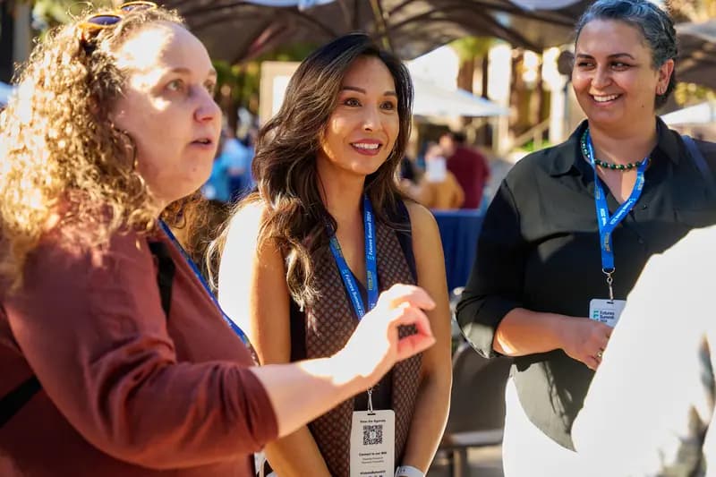 People networking at CCC Connect's event